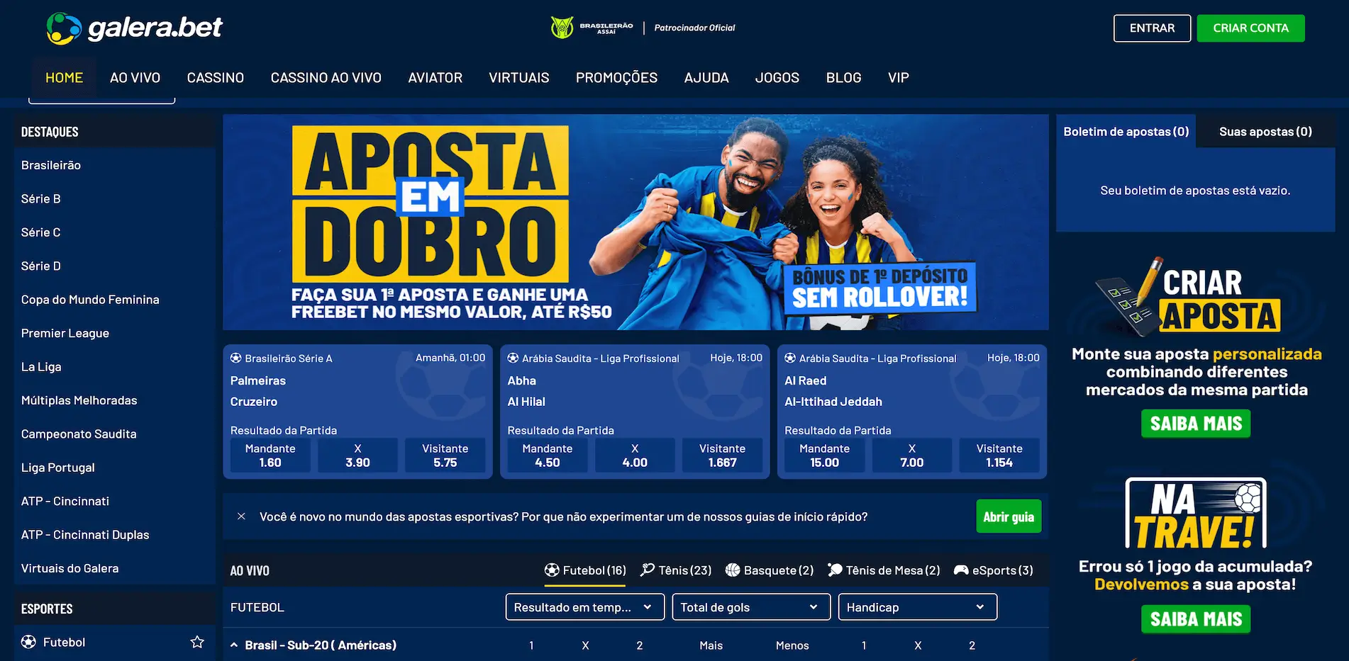 Site do Galera.Bet